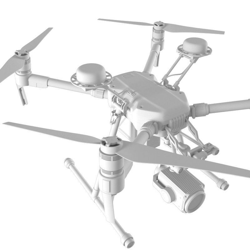 DJI Matrice 210 RTK 3D Model – High Poly Animated Aircraft, FBX - View 24