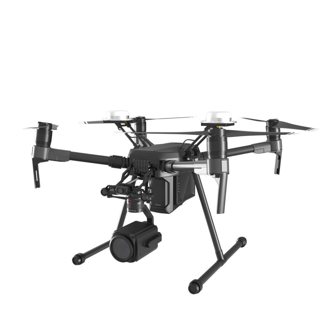DJI Matrice 210 RTK 3D Model – High Poly Animated Aircraft, FBX - View 3