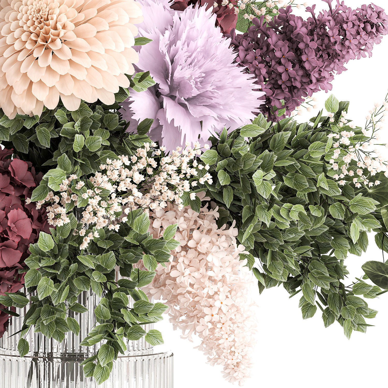 Small Bouquet of Flowers - Game-Ready 3D Model - View 10