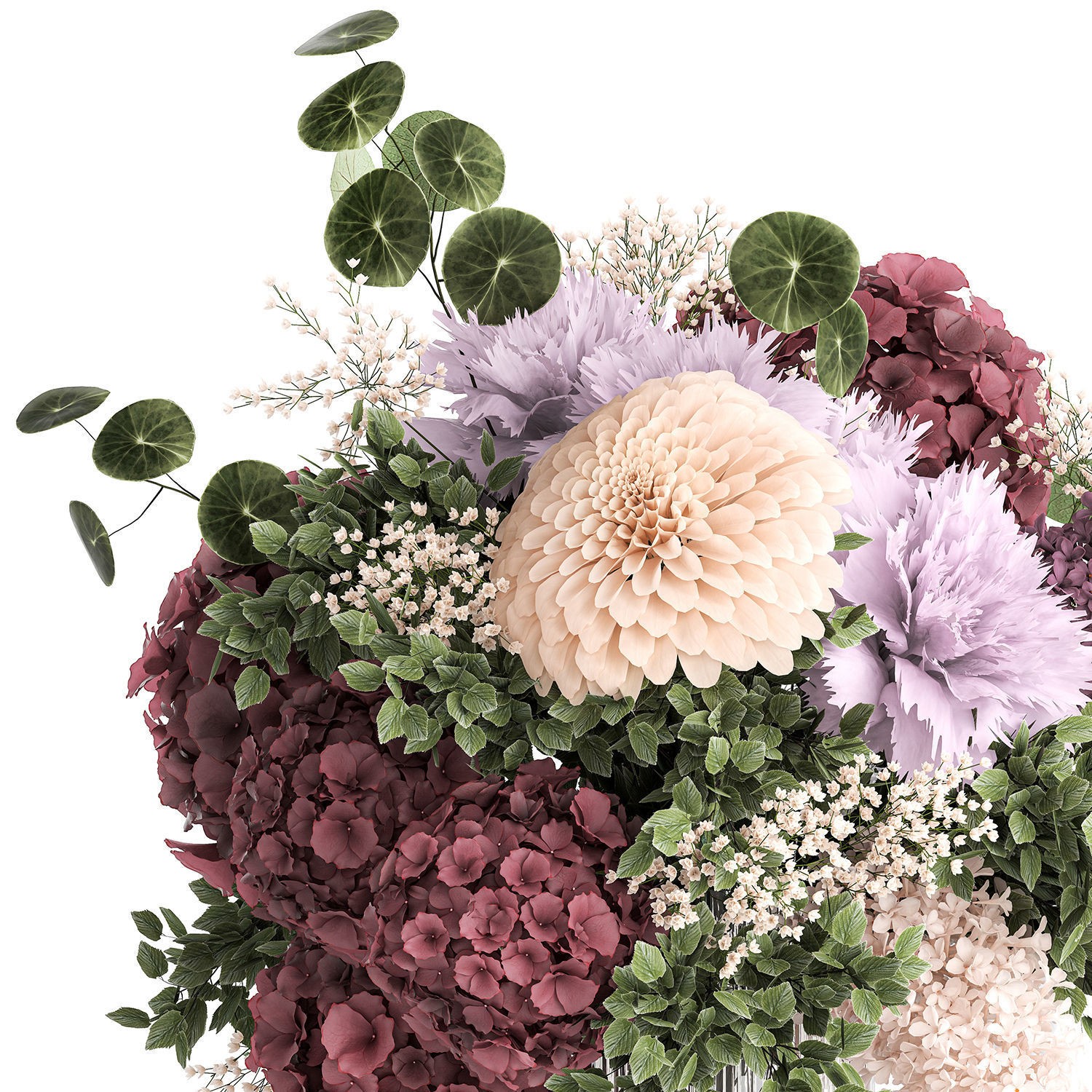 Small Bouquet of Flowers - Game-Ready 3D Model - View 11