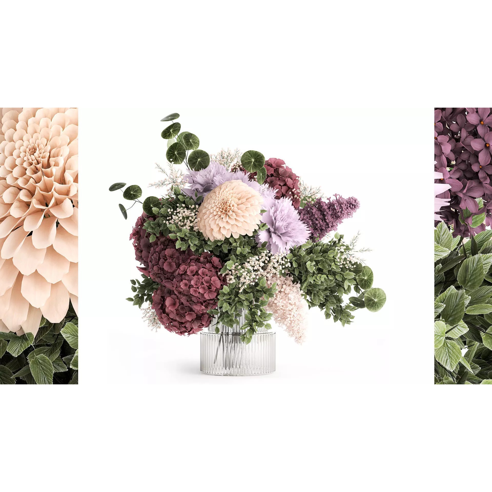 Small Bouquet of Flowers - Game-Ready 3D Model - View 2