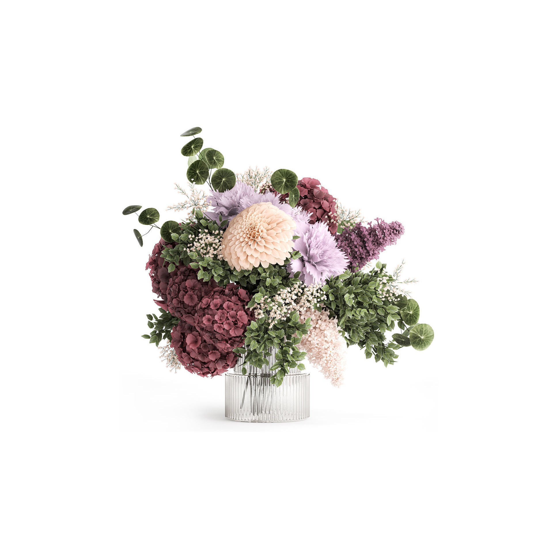 Small Bouquet of Flowers - Game-Ready 3D Model - View 3