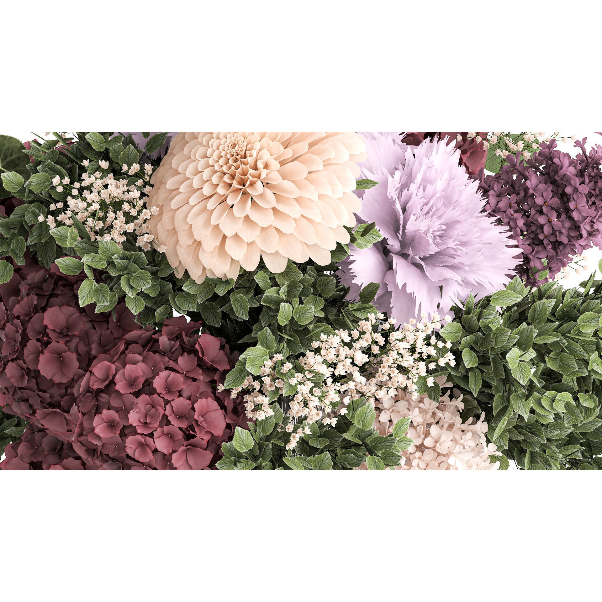 Small Bouquet of Flowers - Game-Ready 3D Model - View 4