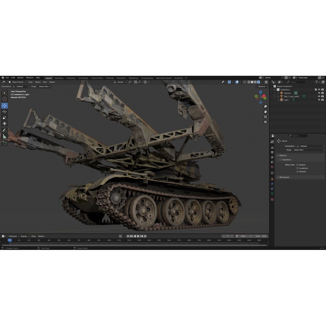 Self-Propelled Rocket Launcher S-125 Newa 3D Model – PBR Game Asset, FBX - View 14