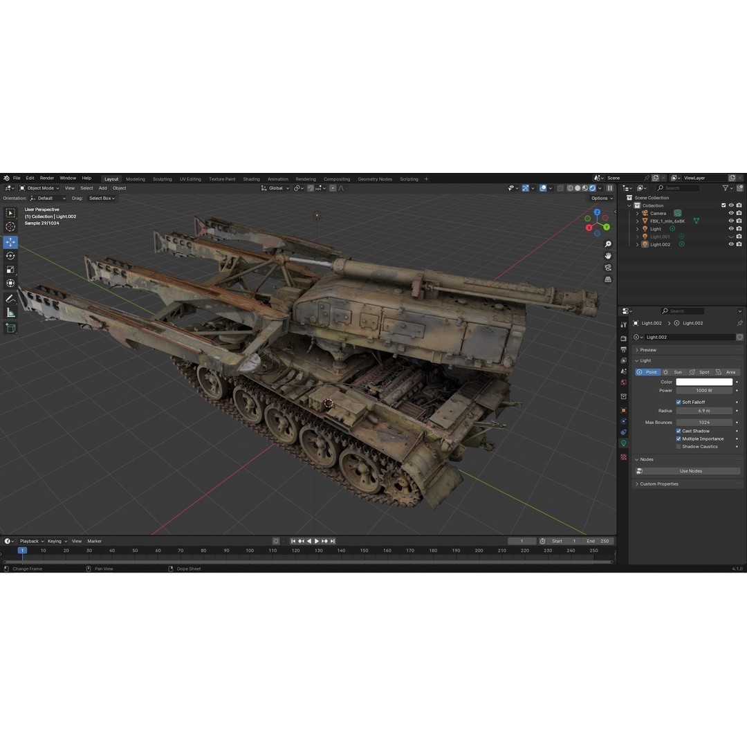 Self-Propelled Rocket Launcher S-125 Newa 3D Model – PBR Game Asset, FBX - View 15