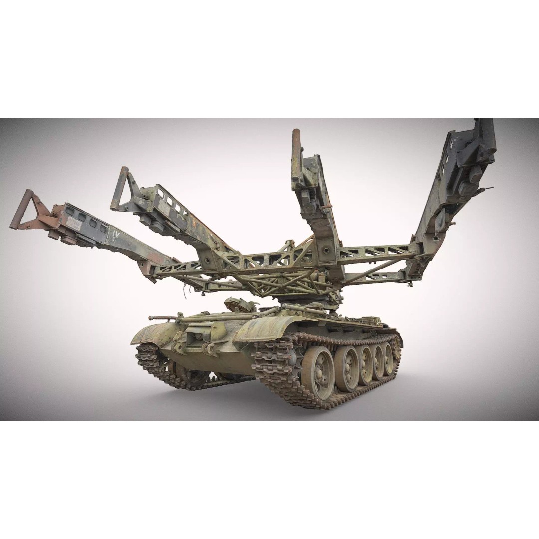Self-Propelled Rocket Launcher S-125 Newa 3D Model – PBR Game Asset, FBX - View 2