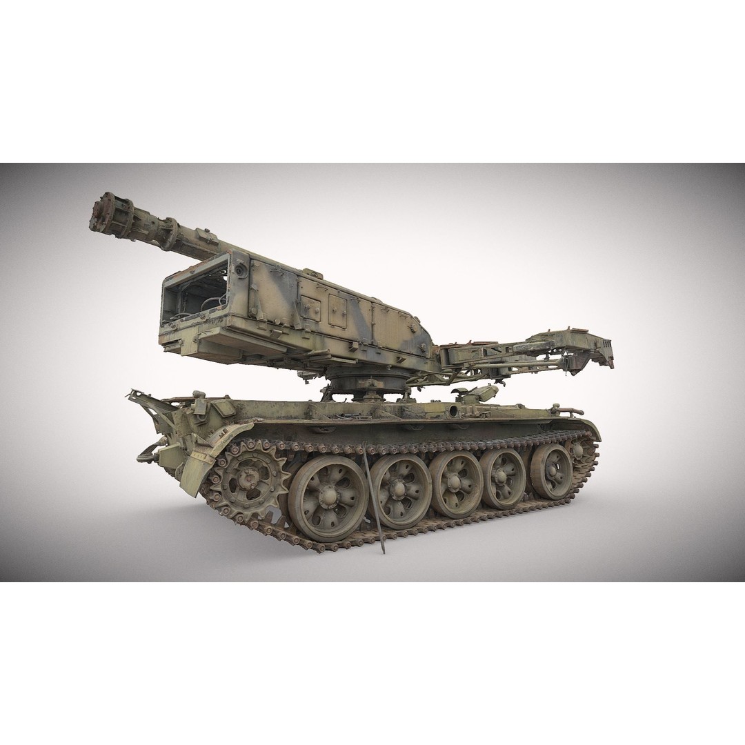 Self-Propelled Rocket Launcher S-125 Newa 3D Model – PBR Game Asset, FBX - View 8