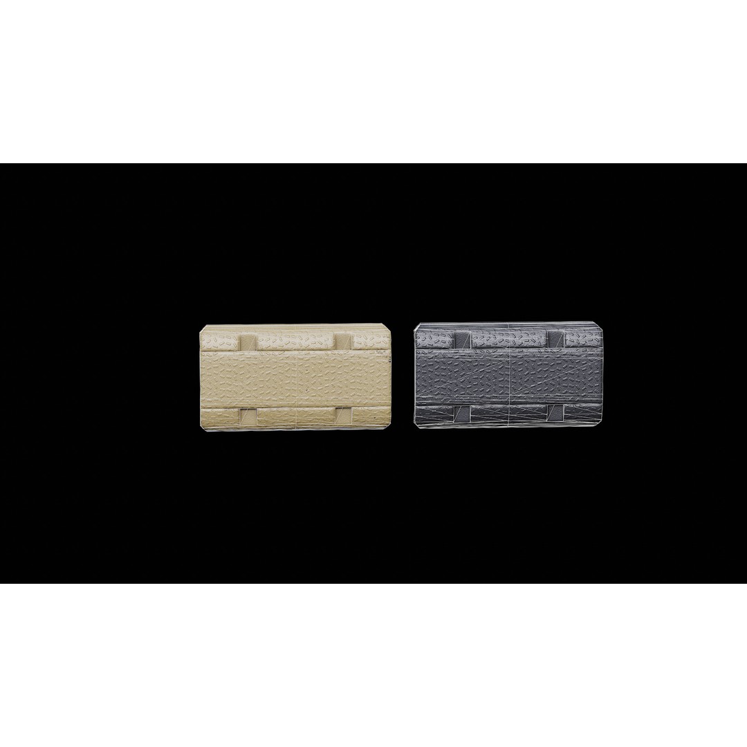 Magpul M-LOK Hand Stop Kit 3D Model – Low Poly Game Asset, FBX