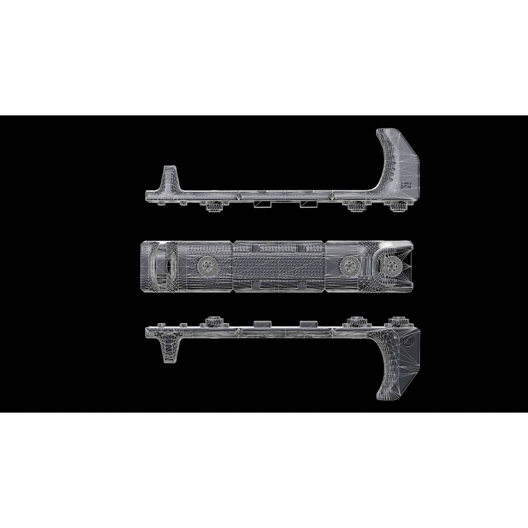 Magpul M-LOK Hand Stop Kit 3D Model – Low Poly Game Asset, FBX - View 11
