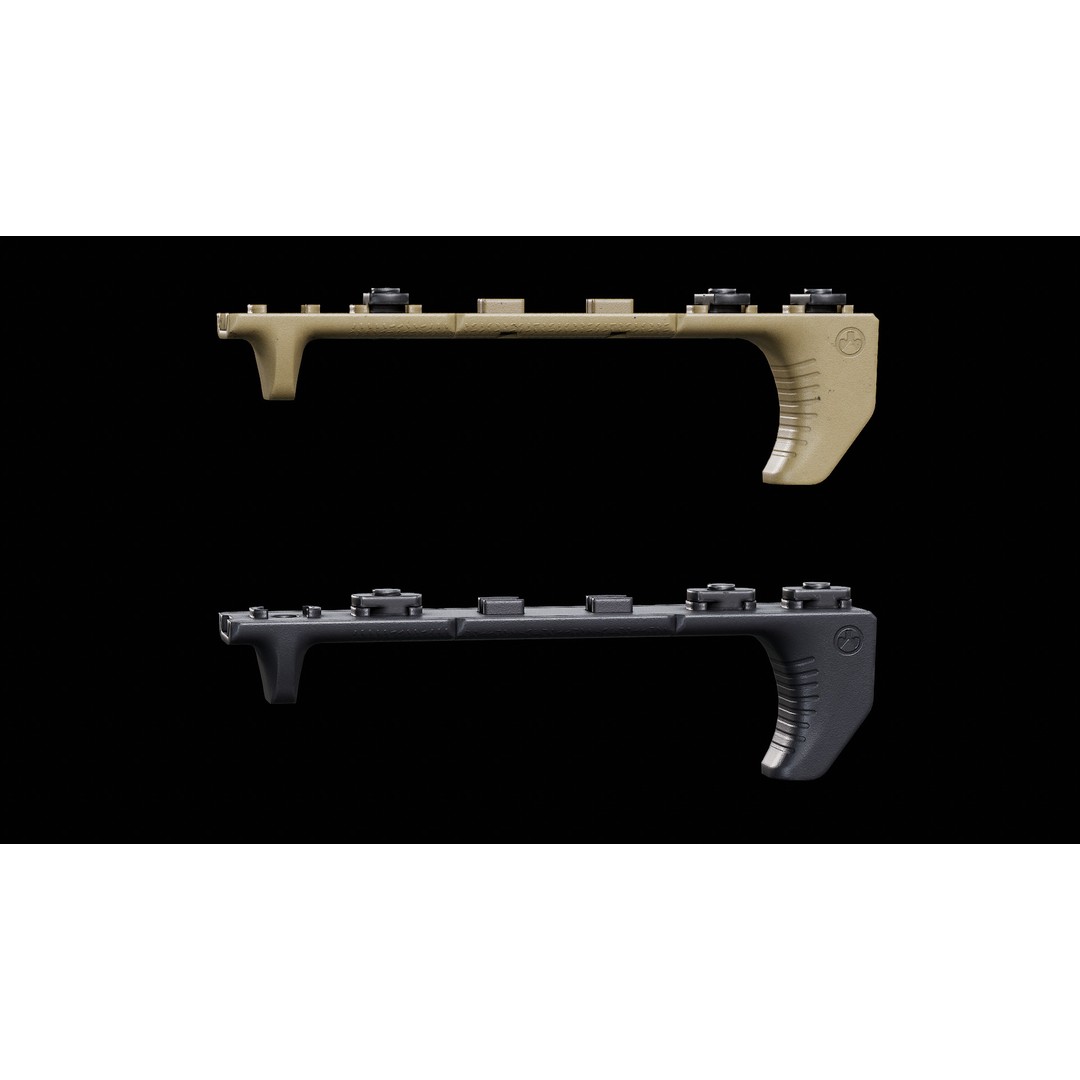 Magpul M-LOK Hand Stop Kit 3D Model – Low Poly Game Asset, FBX - View 4