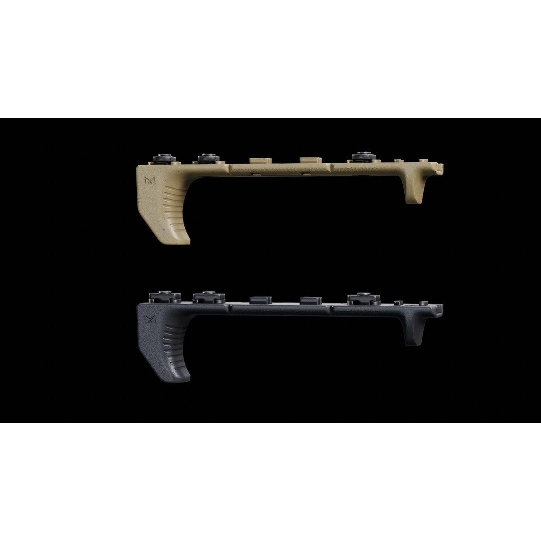 Magpul M-LOK Hand Stop Kit 3D Model – Low Poly Game Asset, FBX - View 5