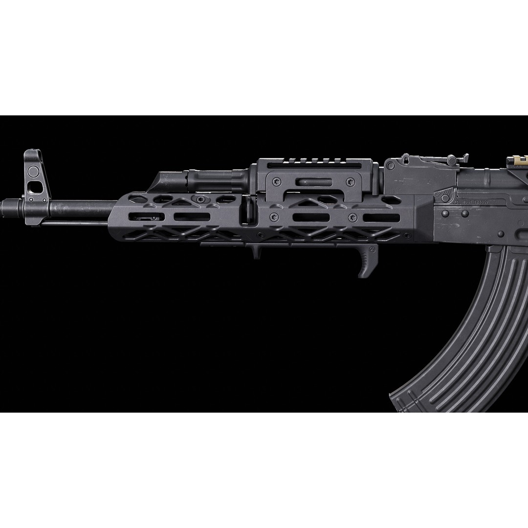Magpul M-LOK Hand Stop Kit 3D Model – Low Poly Game Asset, FBX - View 7