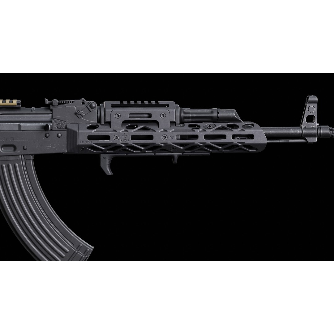 Magpul M-LOK Hand Stop Kit 3D Model – Low Poly Game Asset, FBX - View 8