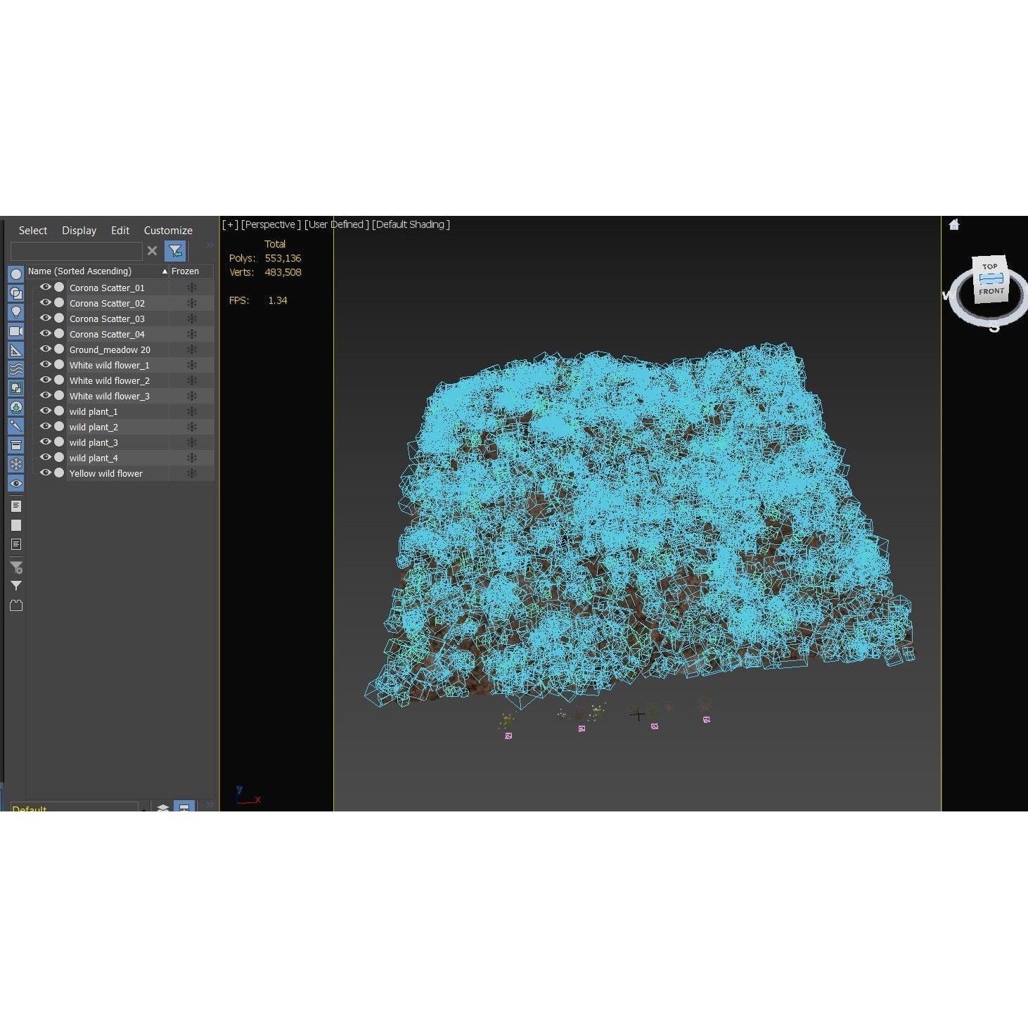 Meadow - Game-Ready 3D Model