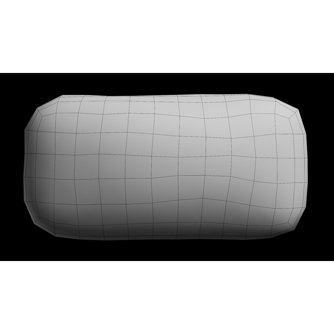 Burlap Sacks 3D Model – Low Poly PBR Game Asset, FBX, Blender - View 10