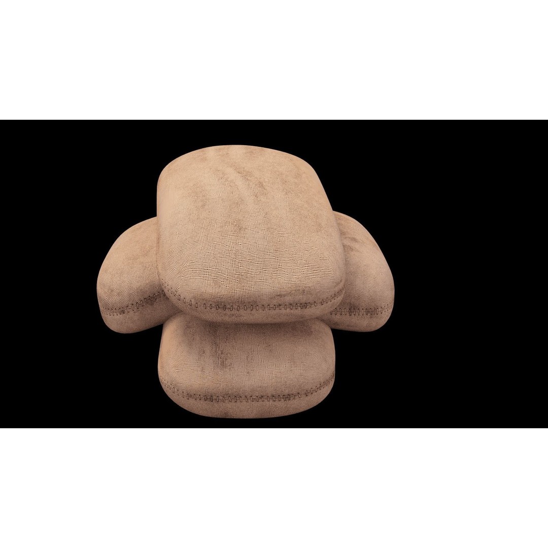 Burlap Sacks 3D Model – Low Poly PBR Game Asset, FBX, Blender - View 21