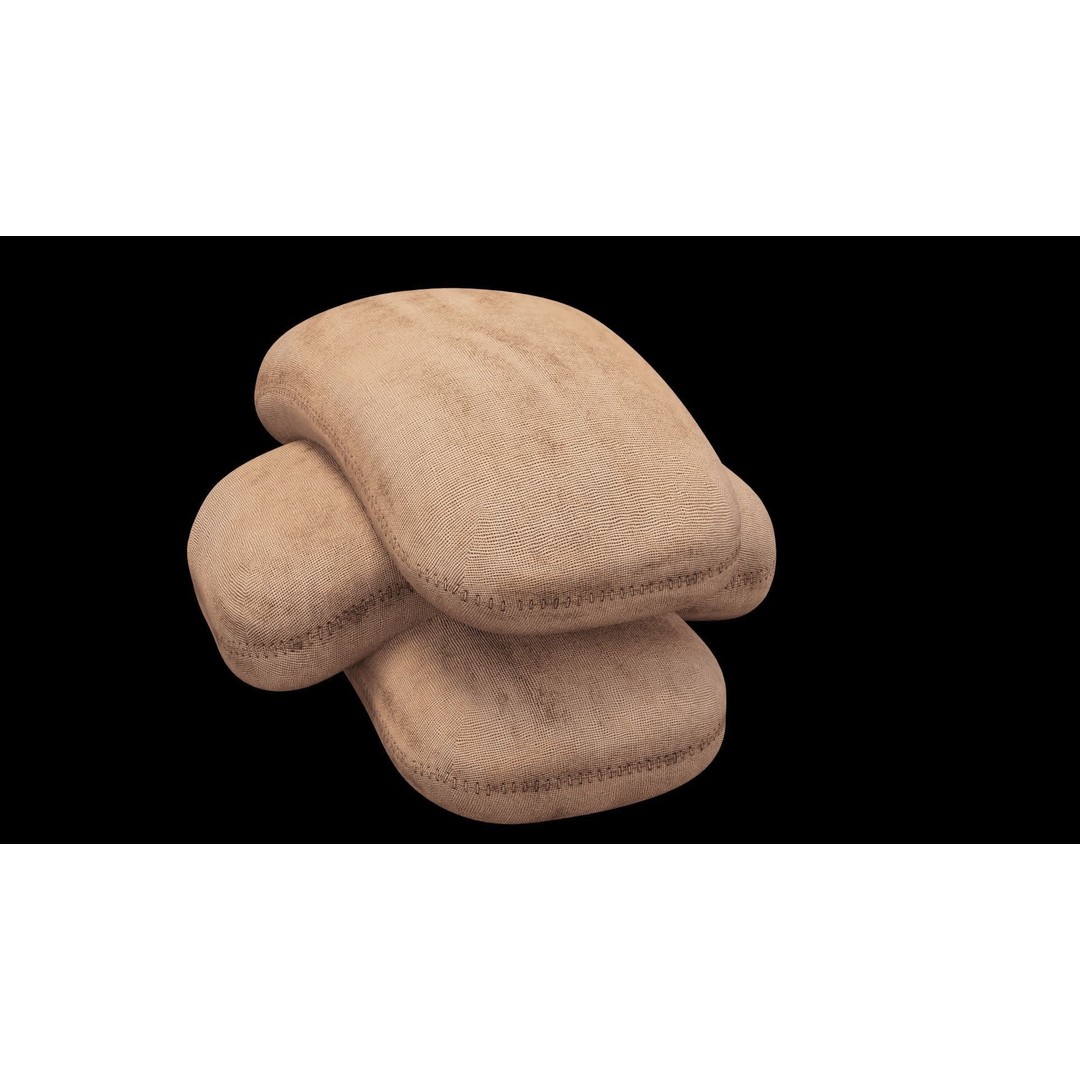 Burlap Sacks 3D Model – Low Poly PBR Game Asset, FBX, Blender - View 22