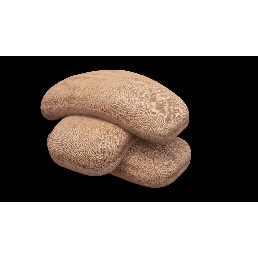 Burlap Sacks 3D Model – Low Poly PBR Game Asset, FBX, Blender - View 24