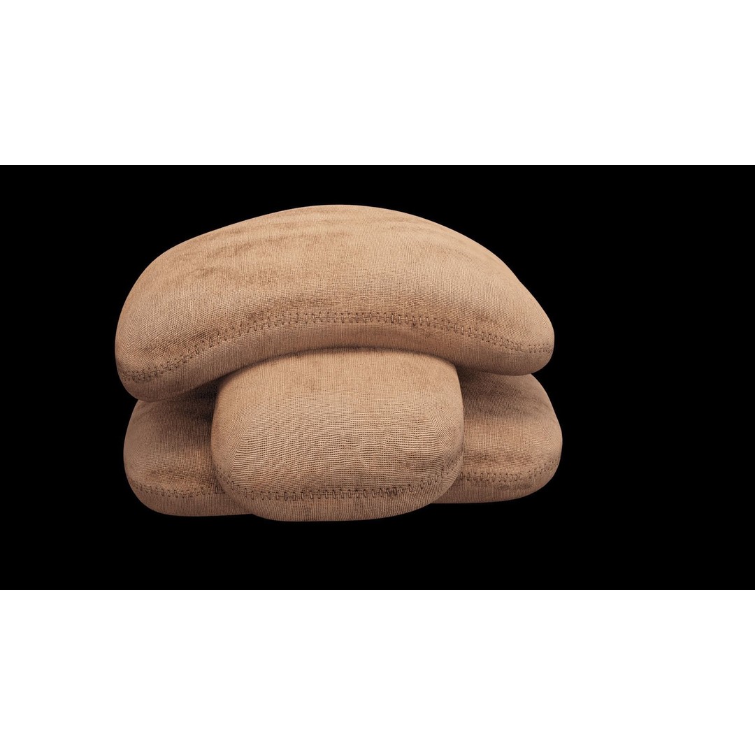 Burlap Sacks 3D Model – Low Poly PBR Game Asset, FBX, Blender - View 26