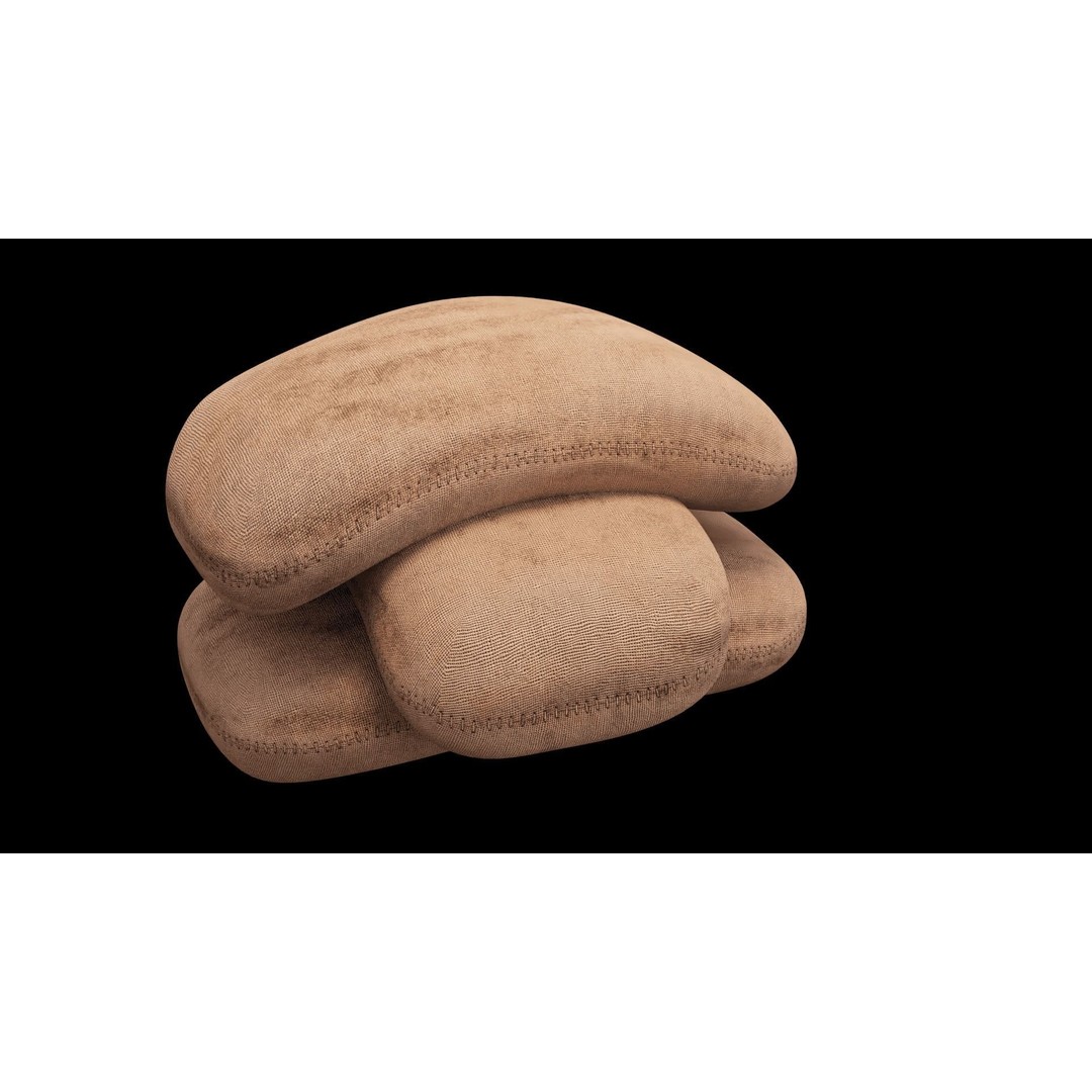 Burlap Sacks 3D Model – Low Poly PBR Game Asset, FBX, Blender - View 27