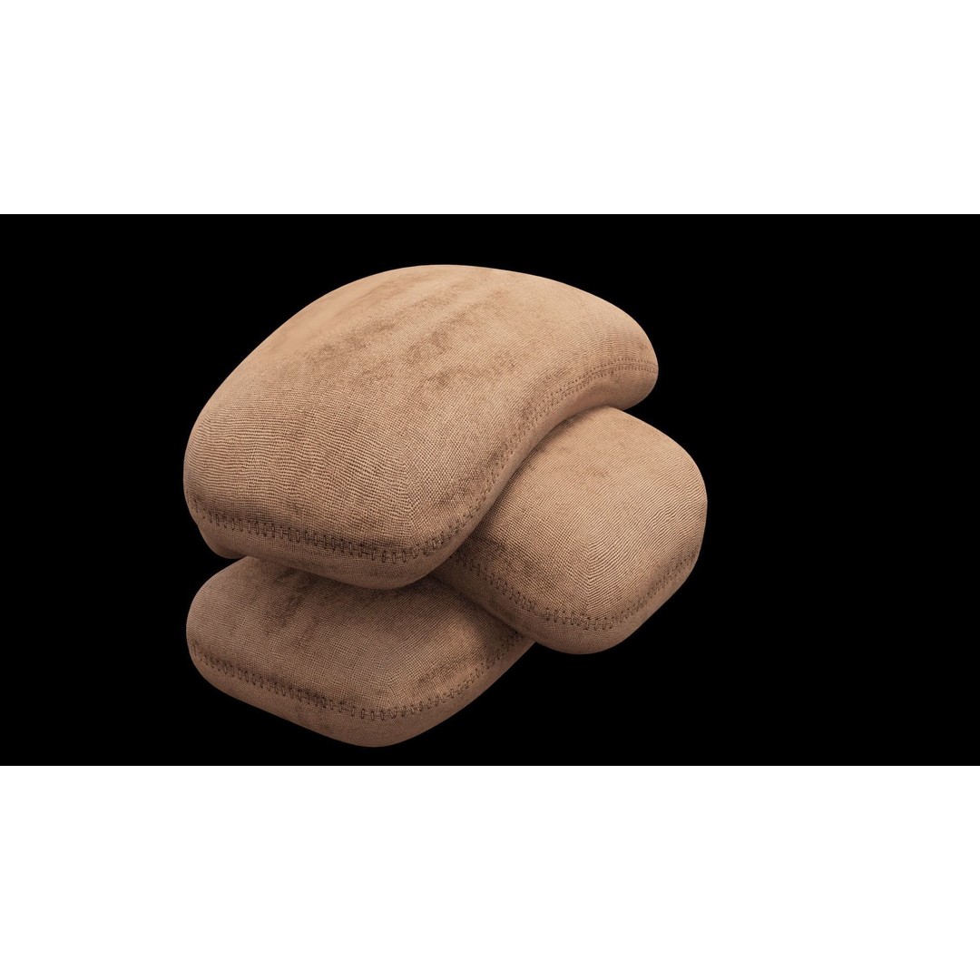 Burlap Sacks 3D Model – Low Poly PBR Game Asset, FBX, Blender - View 29