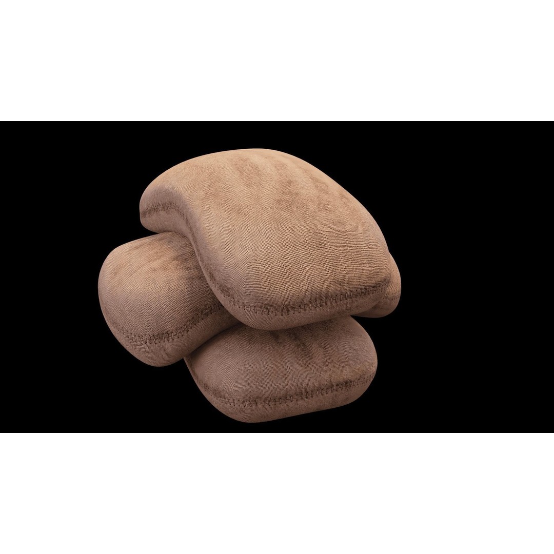 Burlap Sacks 3D Model – Low Poly PBR Game Asset, FBX, Blender - View 32