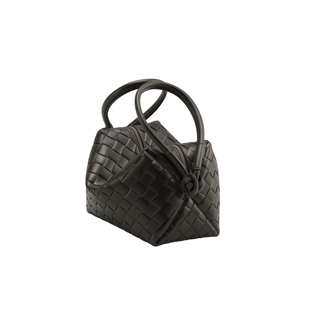 Bottega Veneta Bag 3D Model – Modern Leather Handbag, OBJ - View 11
