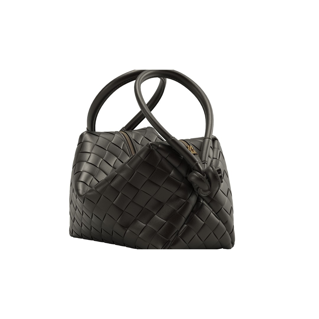 Bottega Veneta Bag 3D Model – Modern Leather Handbag, OBJ - View 13