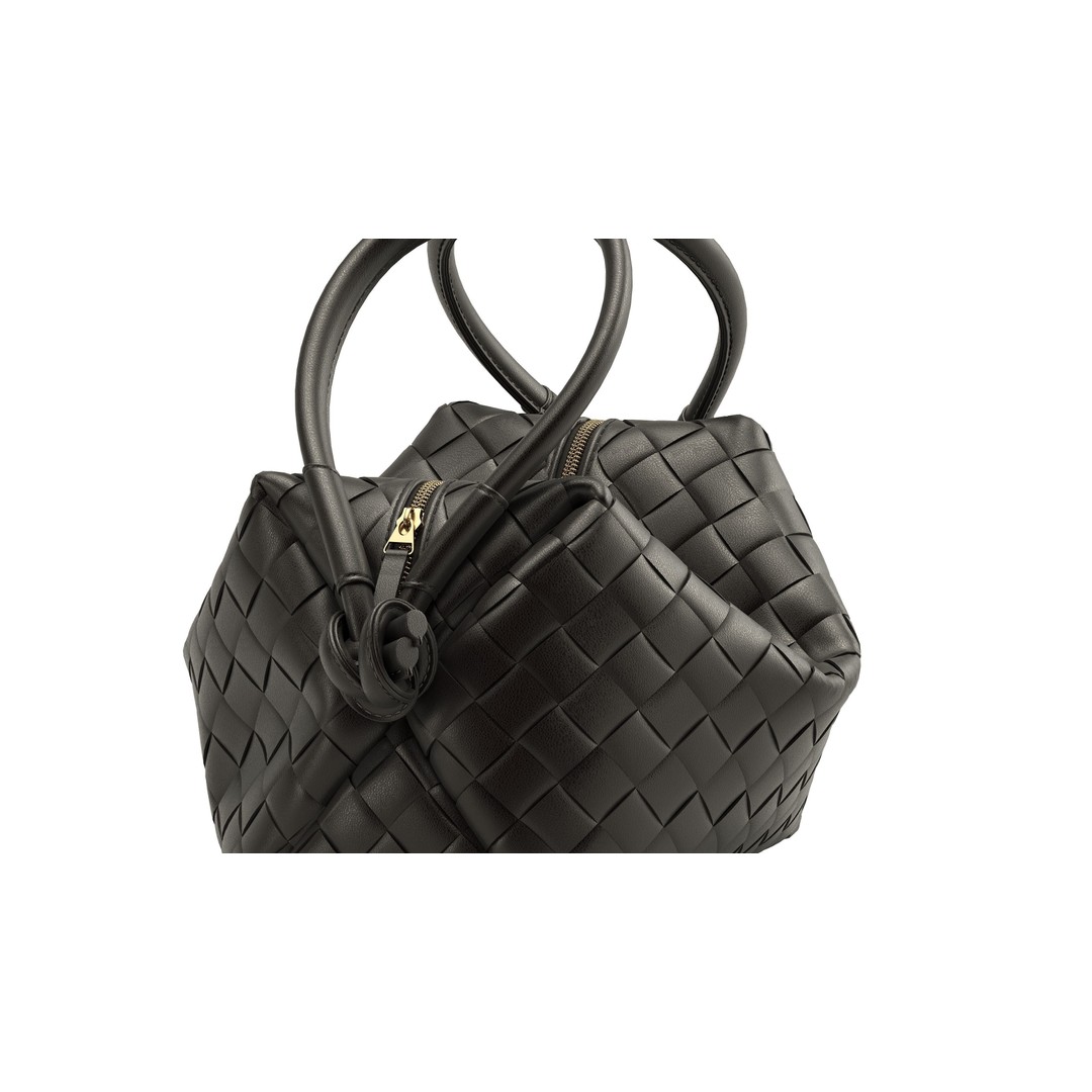 Bottega Veneta Bag 3D Model – Modern Leather Handbag, OBJ - View 14