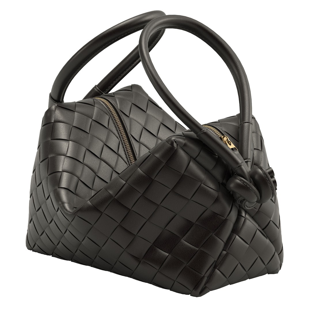 Bottega Veneta Bag 3D Model – Modern Leather Handbag, OBJ - View 18