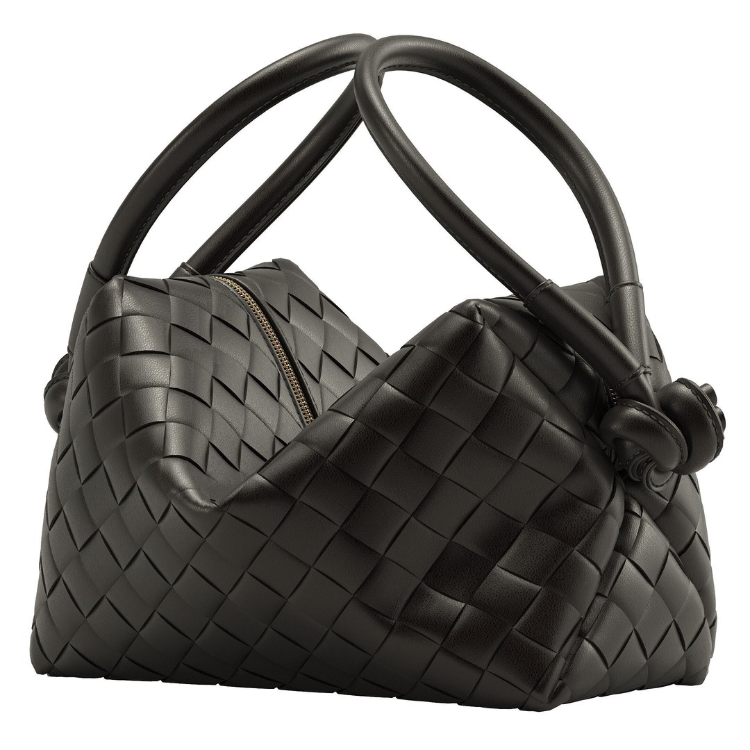 Bottega Veneta Bag 3D Model – Modern Leather Handbag, OBJ - View 22