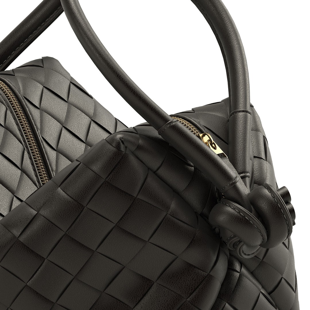 Bottega Veneta Bag 3D Model – Modern Leather Handbag, OBJ - View 24