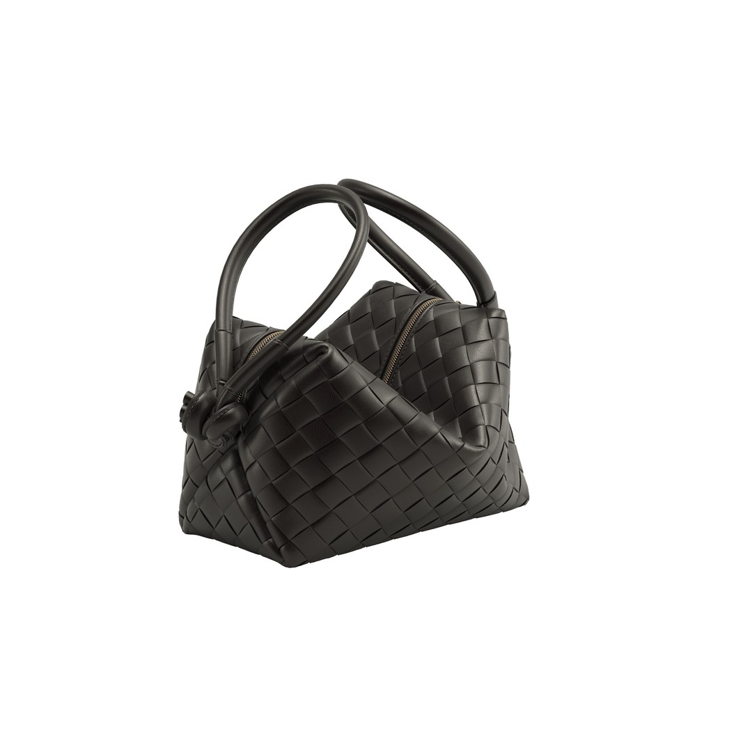Bottega Veneta Bag 3D Model – Modern Leather Handbag, OBJ - View 4