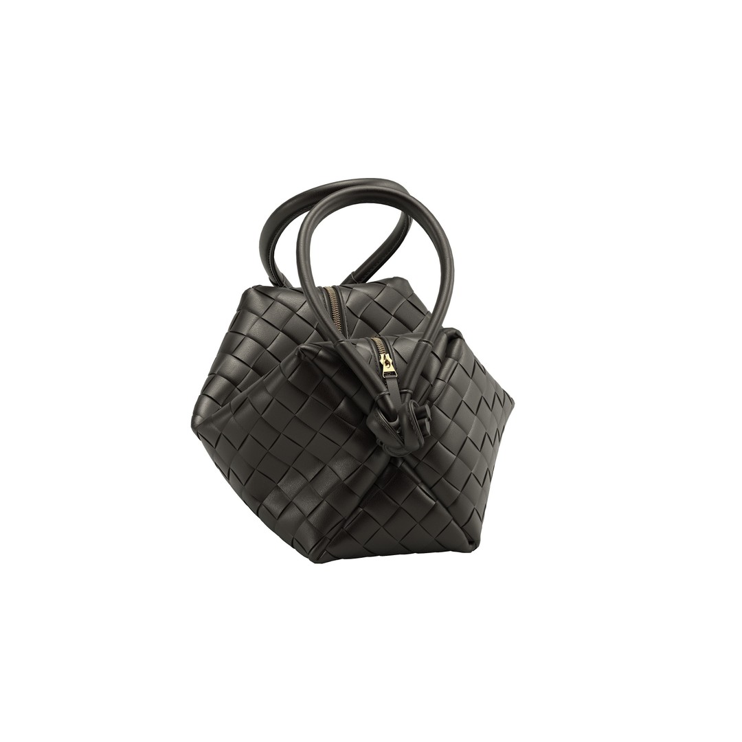 Bottega Veneta Bag 3D Model – Modern Leather Handbag, OBJ - View 6