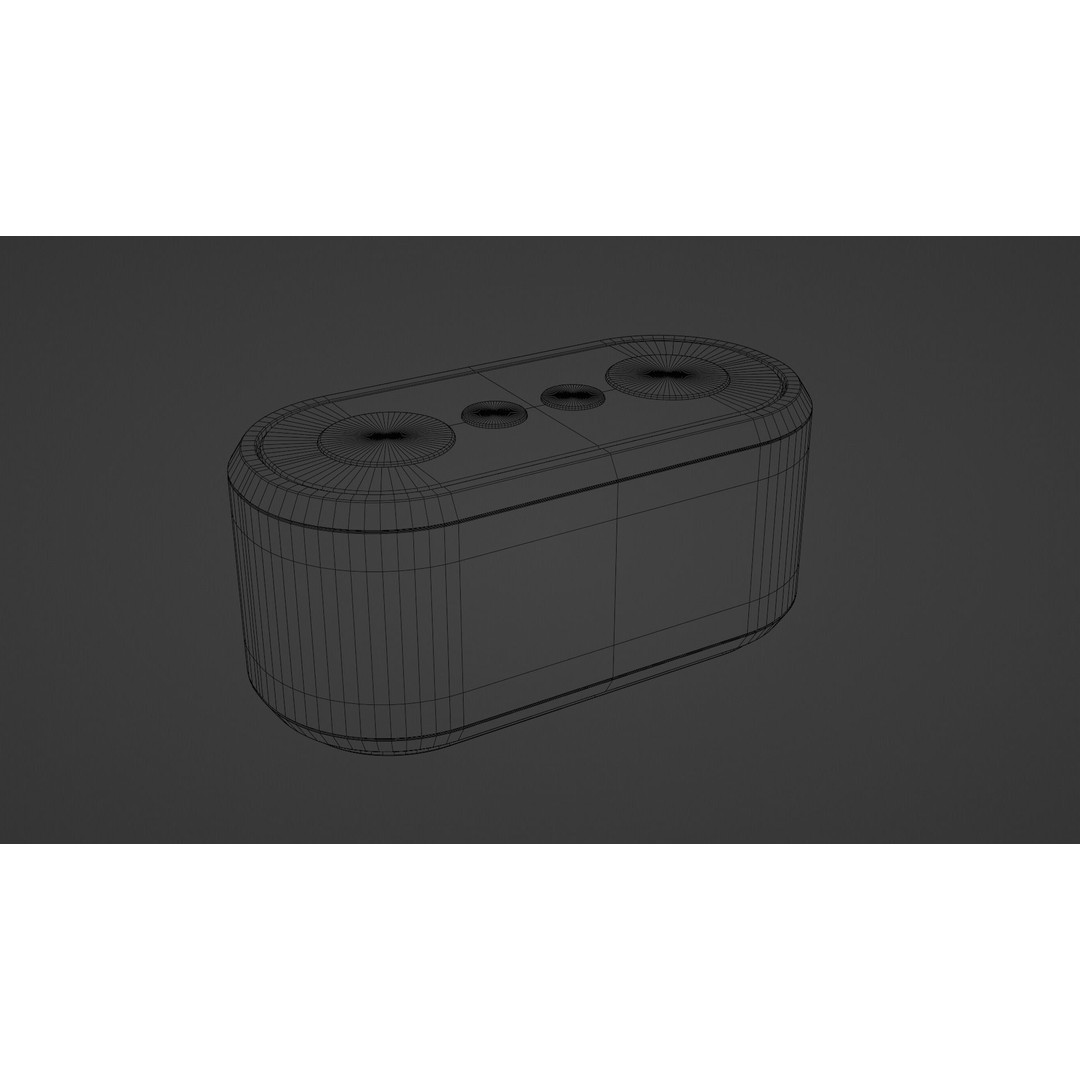 Bluetooth Speaker 3D Model – Low Poly Game Asset, FBX, PBR Textures