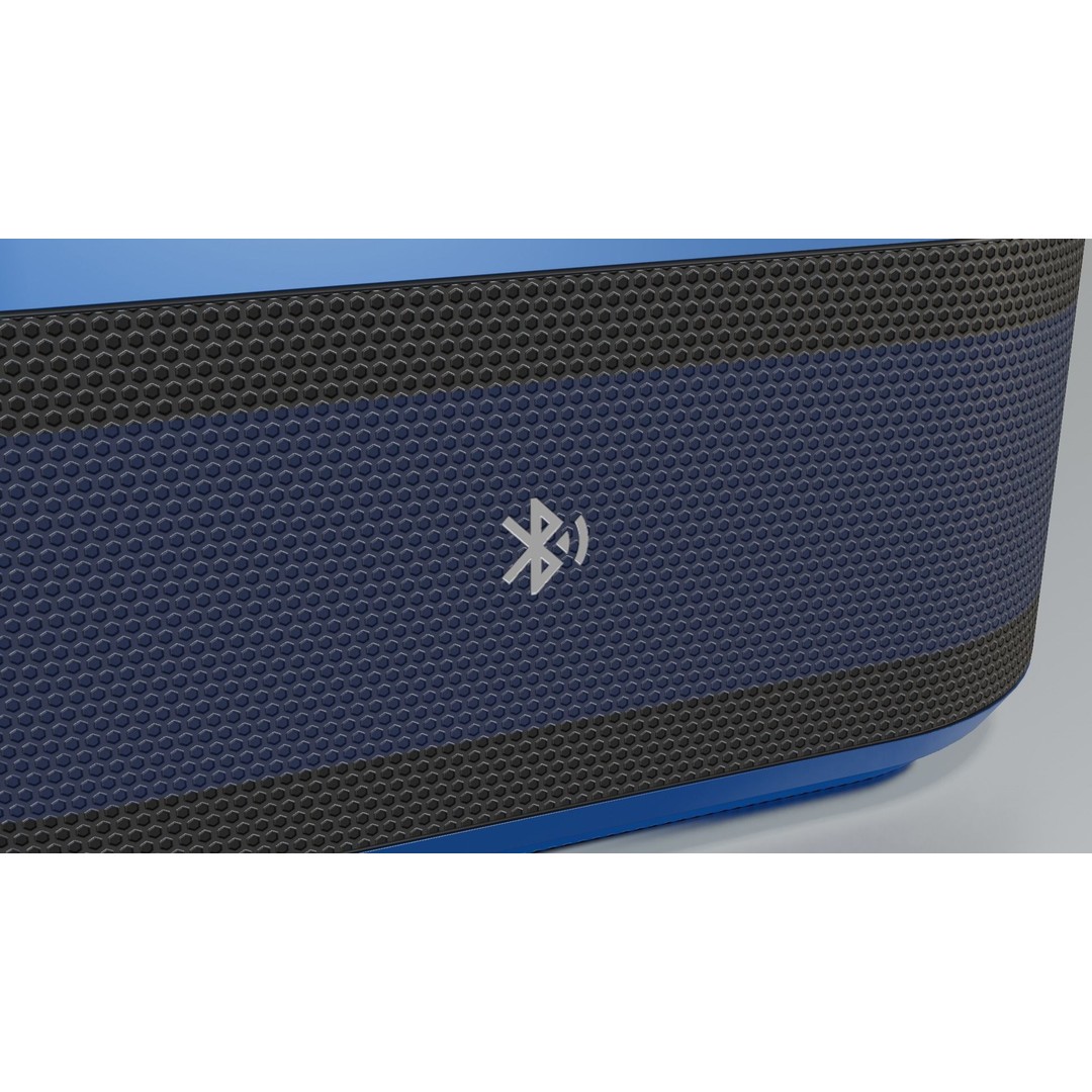 Bluetooth Speaker 3D Model – Low Poly Game Asset, FBX, PBR Textures - View 6