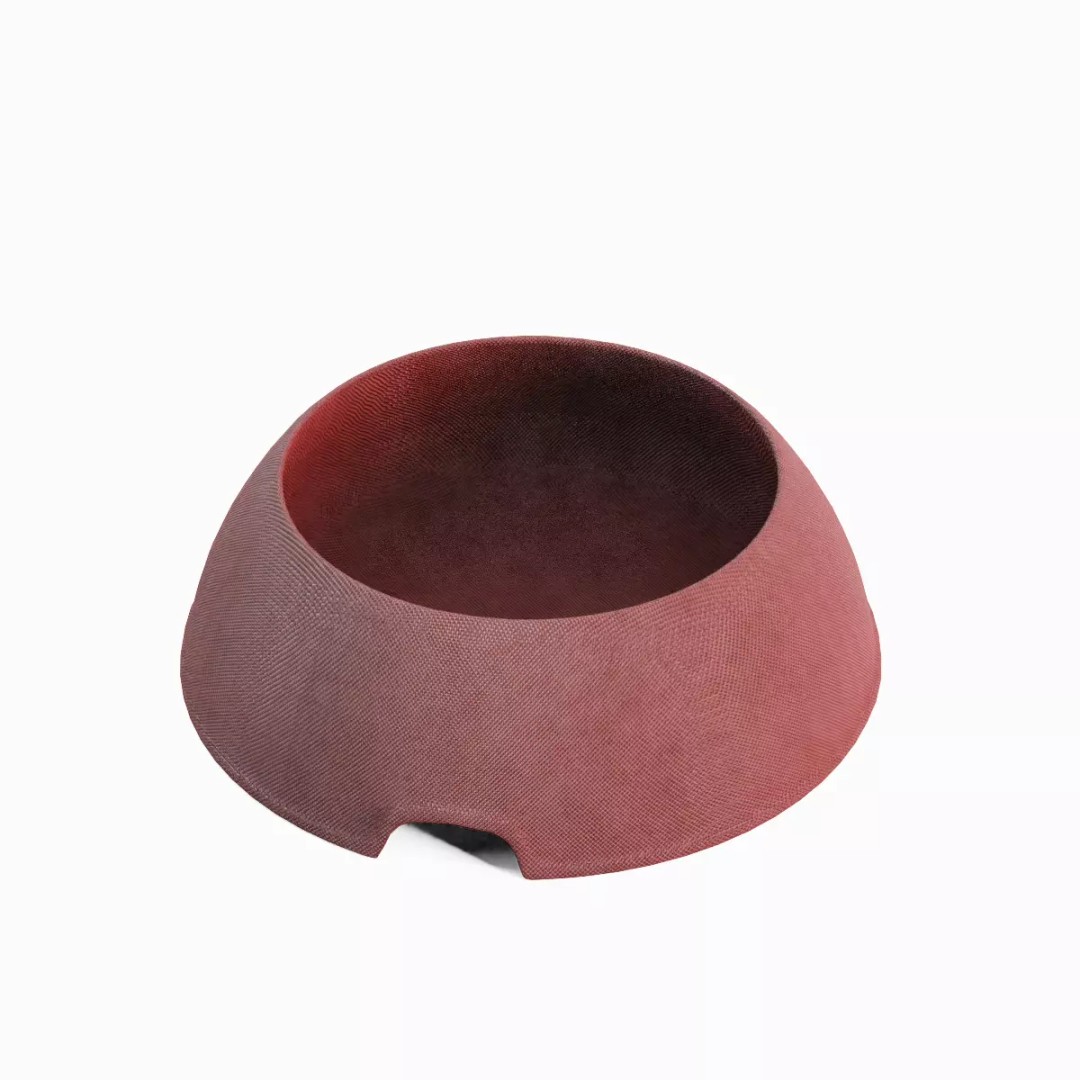 Plastic Dog Bowl 3D Model – Low Poly Game Asset, FBX, Blender - View 2