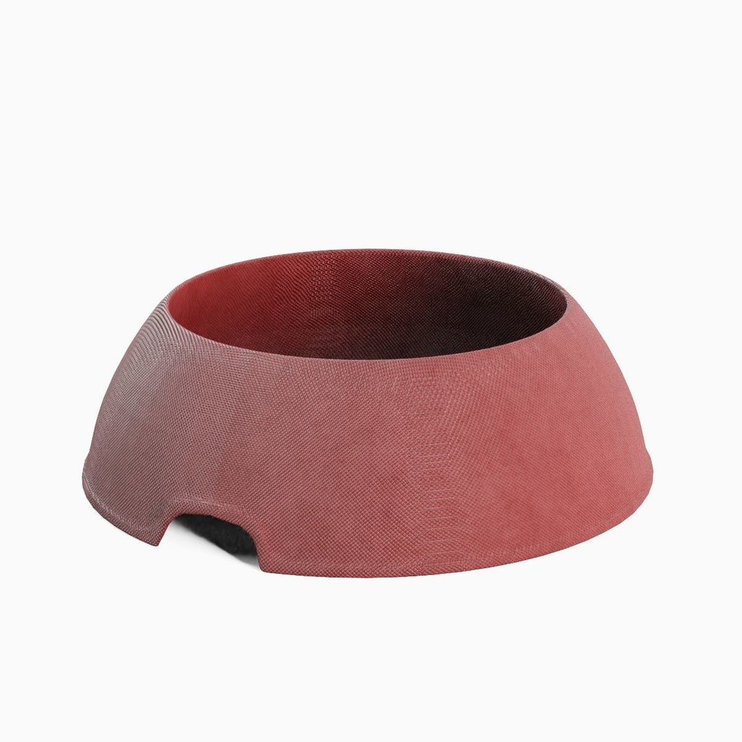 Plastic Dog Bowl 3D Model – Low Poly Game Asset, FBX, Blender - View 4