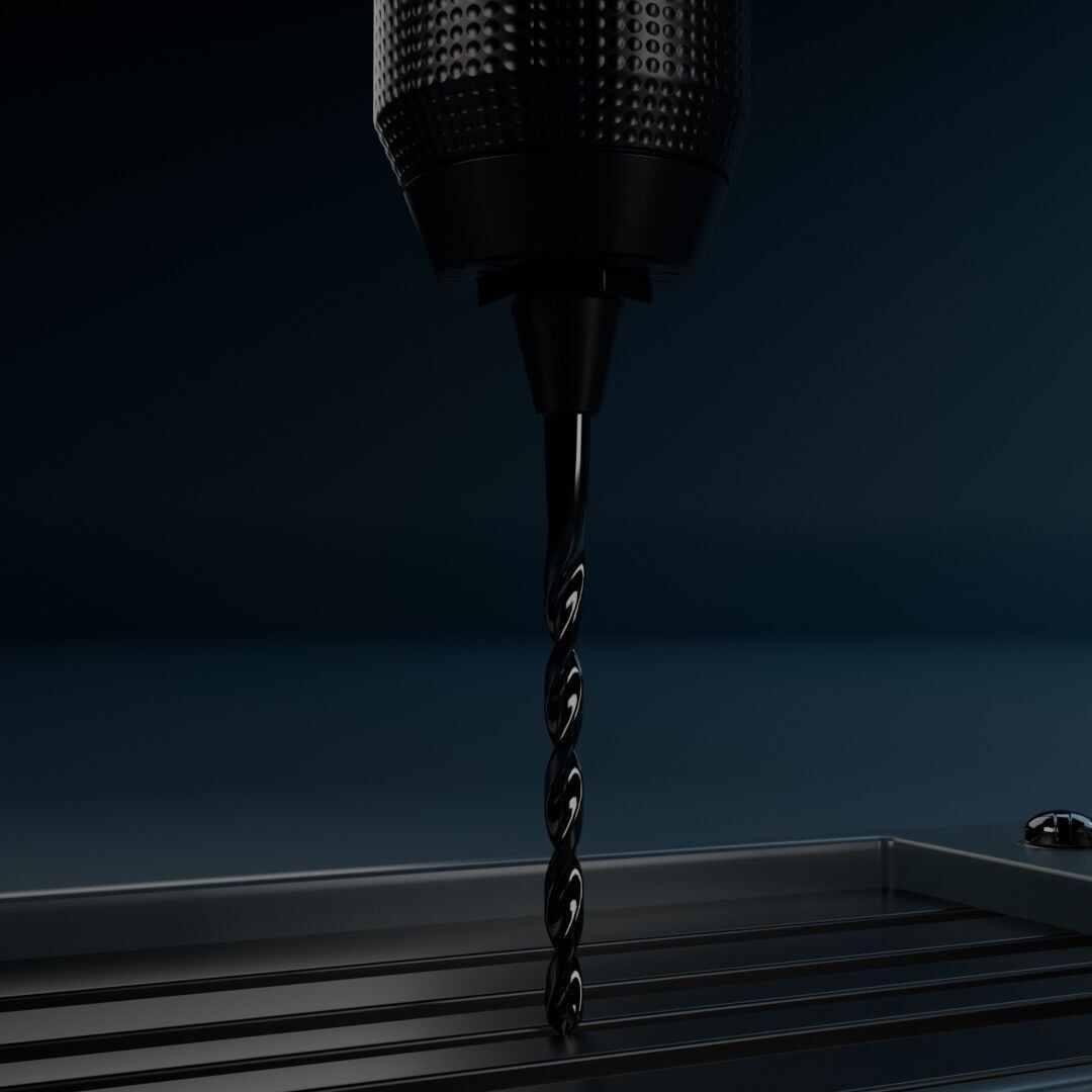 Drill Press 3D Model – Low Poly Realistic Tool for Workshop Use - View 10