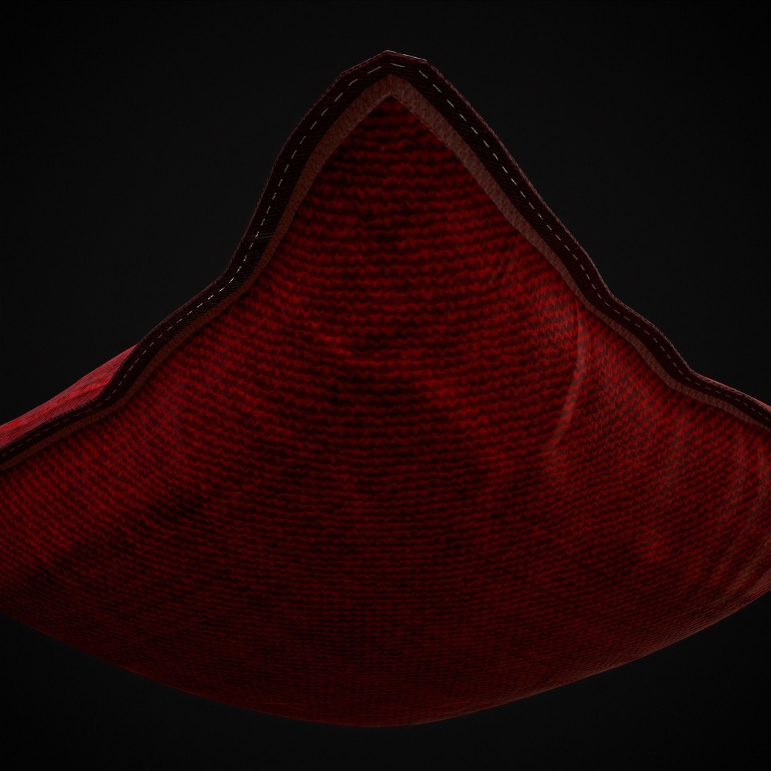 Be Mine Valentine Pillow 3D Model – Low Poly PBR Asset, FBX & OBJ - View 18