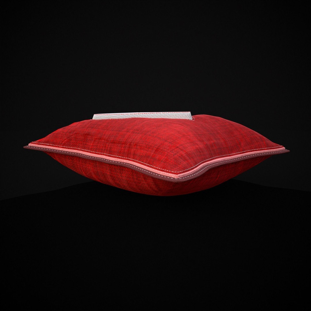 Be Mine Valentine Pillow 3D Model – Low Poly PBR Asset, FBX & OBJ - View 22