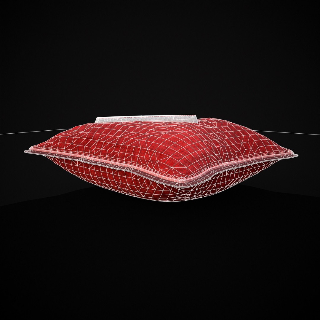 Be Mine Valentine Pillow 3D Model – Low Poly PBR Asset, FBX & OBJ - View 23
