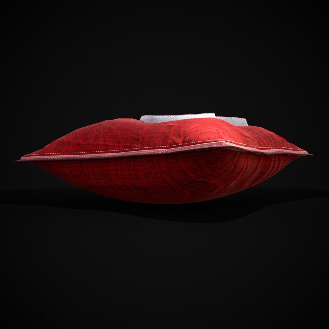 Be Mine Valentine Pillow 3D Model – Low Poly PBR Asset, FBX & OBJ - View 26