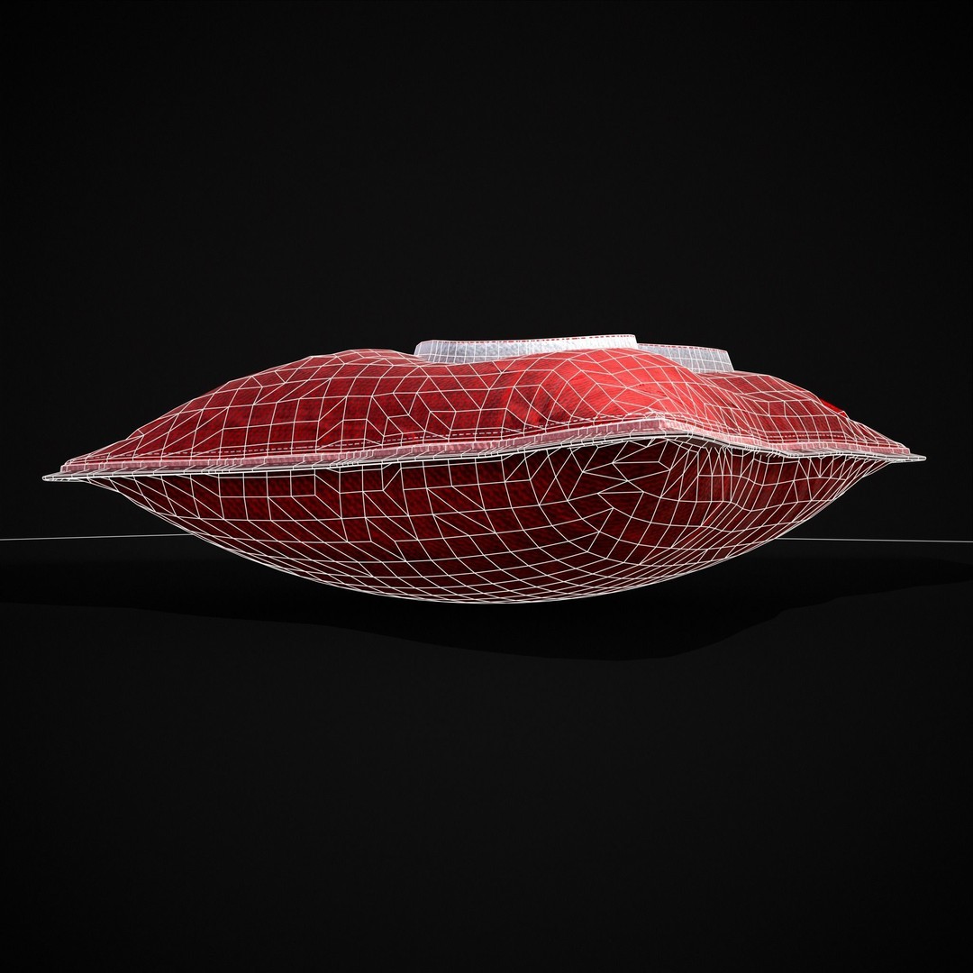 Be Mine Valentine Pillow 3D Model – Low Poly PBR Asset, FBX & OBJ - View 27