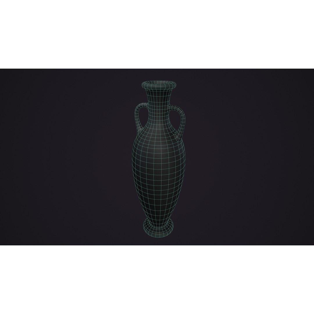 Clay Pots 3D Model – Low Poly Kitchenware Asset, FBX & OBJ Formats - View 10
