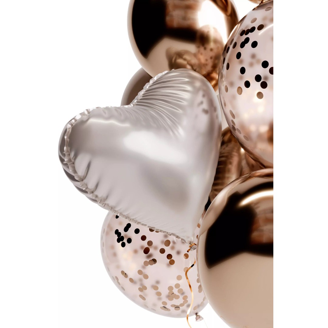 Holiday Balloons 3D Model – High Poly Decoration for Blender, FBX, OBJ - View 4