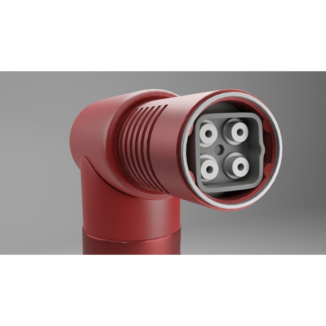Red Lighter Gun 3D Model – PBR Game Asset, FBX & OBJ Formats - View 13