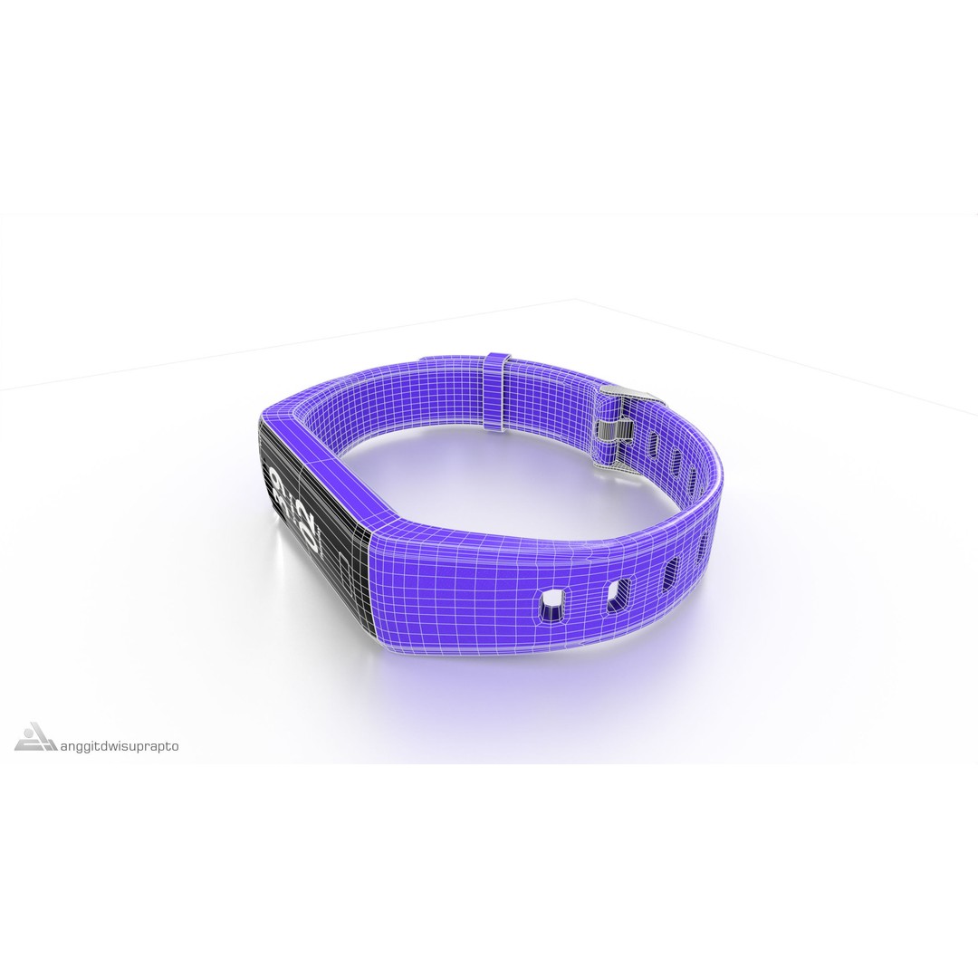Fitness Tracker 3D Model – Low Poly PBR Asset, FBX - View 11