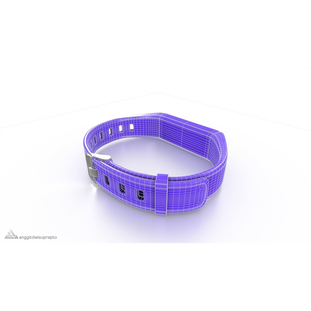 Fitness Tracker 3D Model – Low Poly PBR Asset, FBX - View 13