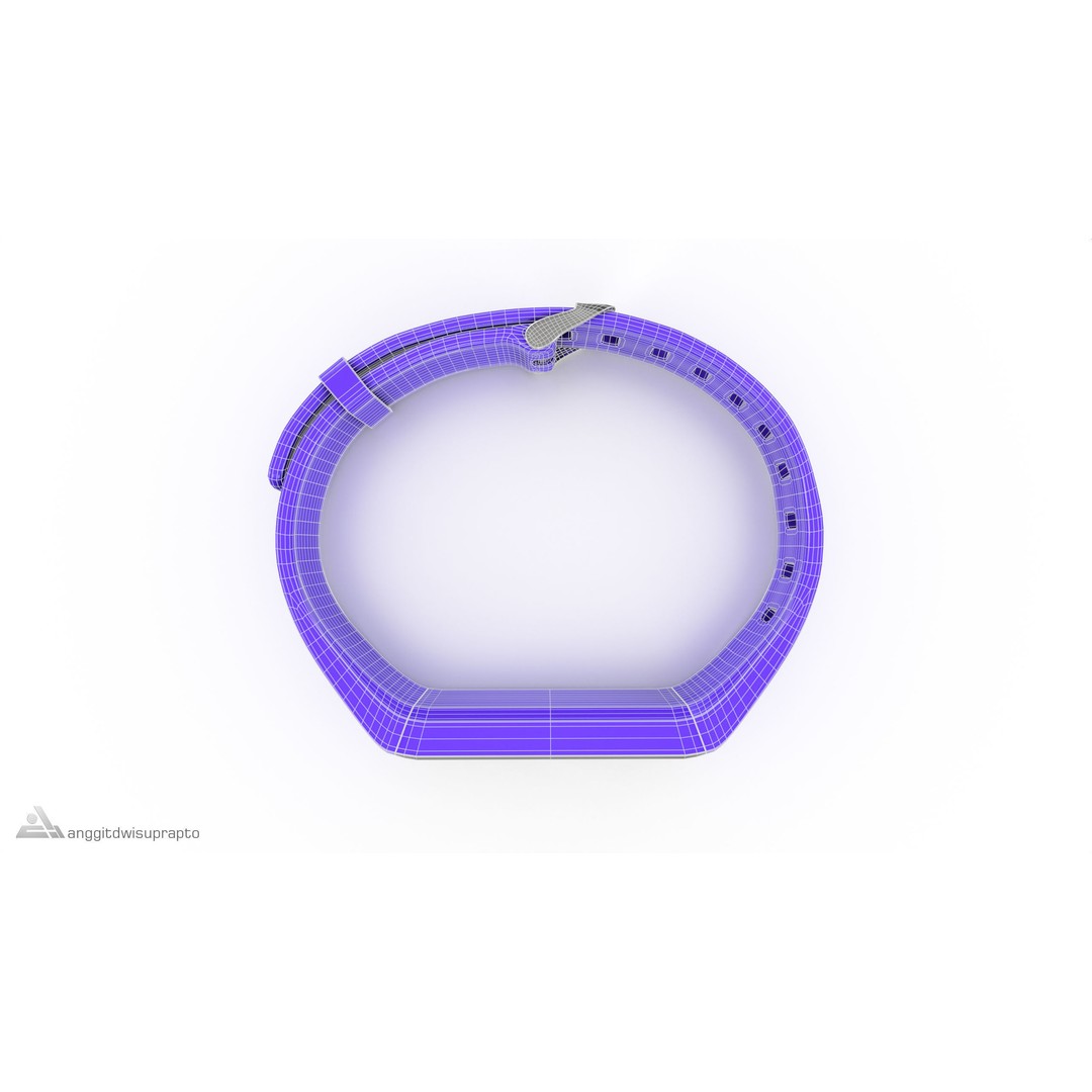 Fitness Tracker 3D Model – Low Poly PBR Asset, FBX - View 14